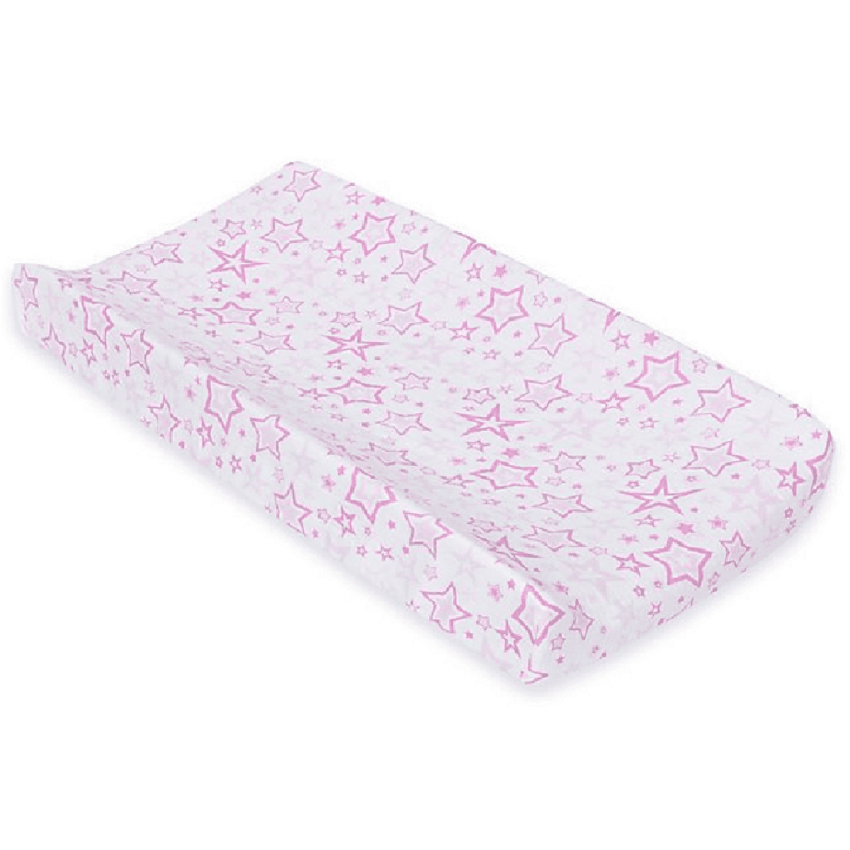 MiracleWare 8146 Pink Stars Muslin Changing Pad Cover