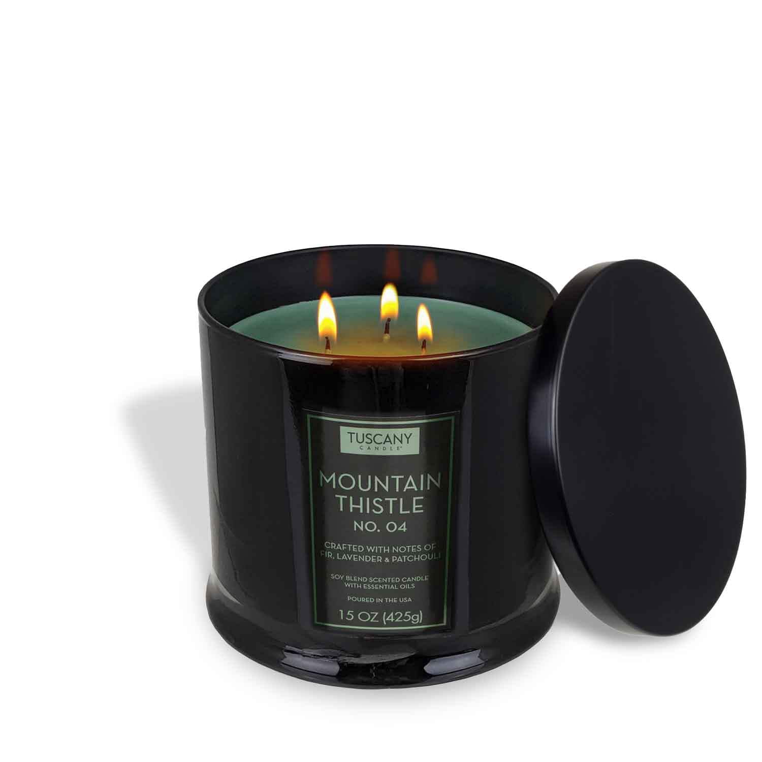 Tuscany Candle Mountain Thistle Scented Jar Candle, 15 oz