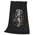 thumbnail image 3 of Manta Cobra Kai para sofá: mantas súper suaves y acogedoras para mujeres, linda manta para niñas, 50 x 60 pulgadas para sofá, cama y decoración del hogar, manta de microfibra ultra suave, 3 of 8