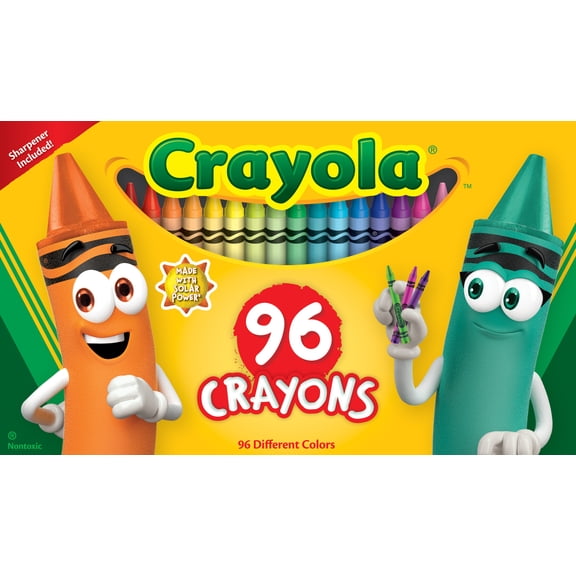 Crayola Crayon Set, 96 Ct, Classroom Must Haves, Back School Supplies for Teachers and Students, Coloring Gift for Kids, Ages 4