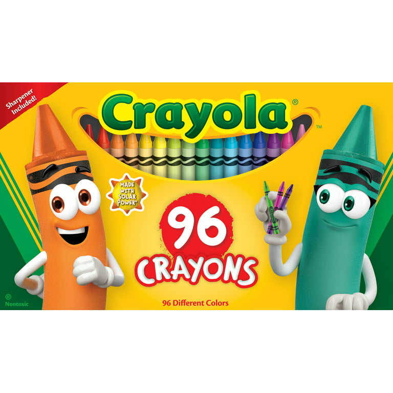 Crayola Crayon Set, Easter Basket Stuffers, School Supplies, 96 Pcs Coloring Set, Child Ages 3+