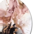 thumbnail image 3 of Designart "Marble Texture Pink and Gold I" Abstract Marble Metal Round Wall Art Prints, 3 of 5