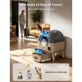 thumbnail image 2 of Automatic Cat Toilet with Smart Sensor, Self Cleaning Cat Litter Box, Large Capacity Litter Box for Multiple Cats, Gray & Brown, 2 of 8