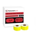thumbnail image 5 of SSBM Thermal Transfer Labels, Yellow, 4x6 Inch, 8 Rolls, 1000 Labels/Roll, 3 Inch Core, Perforated, Must Have Thermal Ribbon (Not Included), 5 of 6
