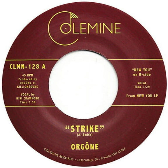 Orgone - Strike / New You - Music & Performance - Vinyl [7-Inch]