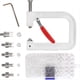 thumbnail image 1 of Máquina para Colocar Perlas, Máquina para Fijar Remaches de Cuentas, 5 Tamaños, Juego de Herramientas para Colocar Perlas con Prensa Manual para Sombreros, Accesorios de Bricolaje, 1 of 6