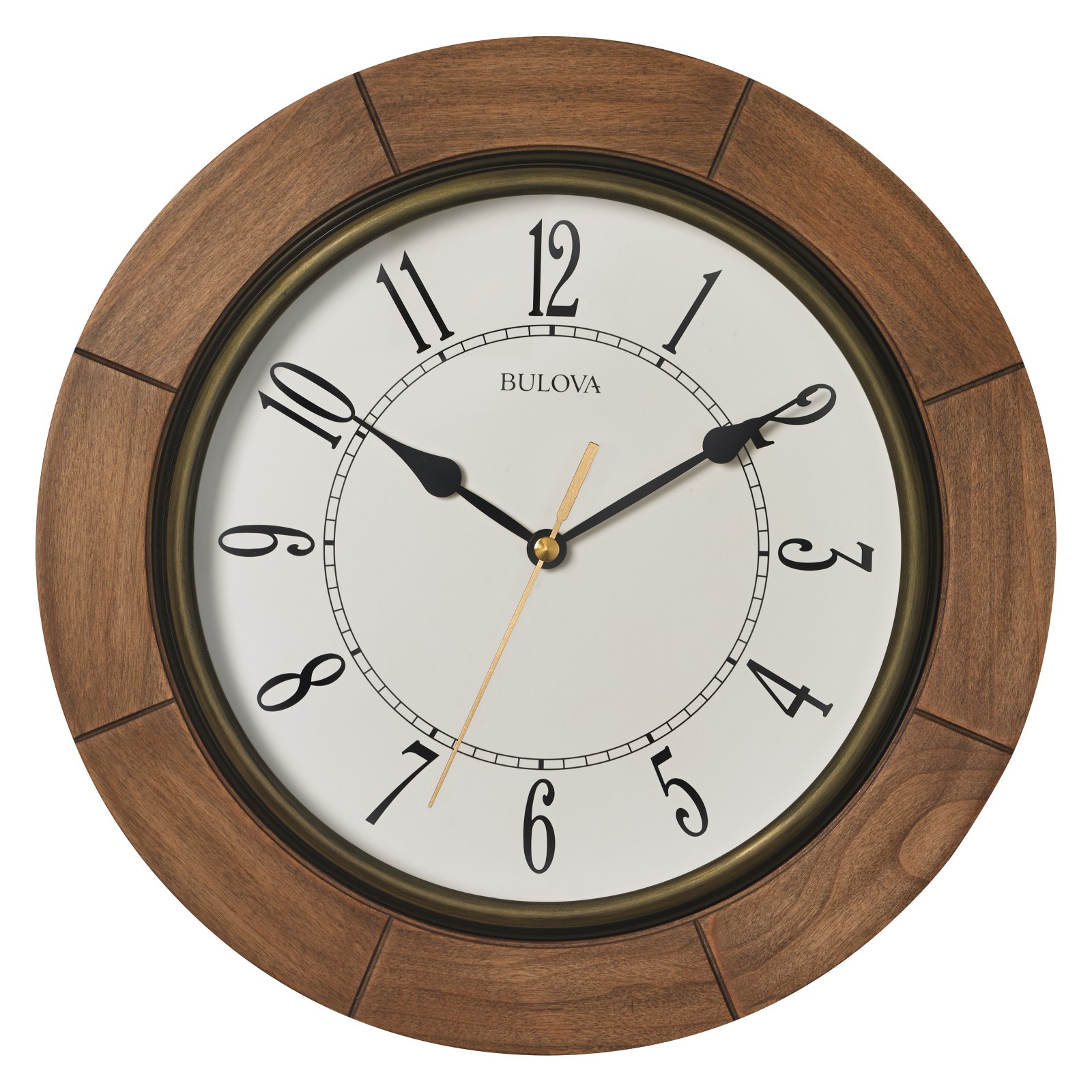 Bulova Deco 12 in. Wall Clock