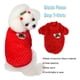 thumbnail image 4 of Greeniant Ropa para perros Disfraces Estilo simple Suéter multicolor para mascotas Cachorros Camisa Suavidad Mantener caliente Cachorro Chaleco Café L Ropa para mascotas Rojo XXL Greeniant PT003805-15B, 4 of 6