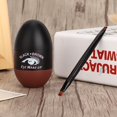 thumbnail image 3 of Delineador de ojos en crema 2 en 1, resistente al agua, delineador de ojos, herramienta cosmética de maquillaje de ojos que no marea (negro + café), 3 of 8
