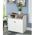 thumbnail image 6 of Saint Birch Finley White 2-Door Vertical Filing Cabinet, 6 of 7