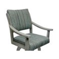 thumbnail image 3 of Solid Wood Bar Stool Casa 30" Seat - Watusi Aquatint Teal Fabric -  ET Wood, 3 of 3