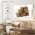 thumbnail image 5 of Elephant Stock Lounging Bengal Tiger Wall Art - Horizontal Canvas Wall Art - Living Room Wall Decor - Animal Canvas - White And Brown Decor - 39" x 26", 5 of 8