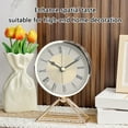 thumbnail image 3 of BYNNIX Elegant 3.5Inch Quartzs Alarm Clock Face Insert with Roman Numerals Clock Head Round Watch Insert for Craft Projects, 3 of 12