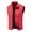 Red, variant on Busydd Plus Size Down Vest Men Solid Color Warm Puffer Vest Casual Sleeveles Zipper Men's Outerwear Vests Fashion Thermal Winter Vest M