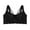 Black Bra for Women, variant on Plus Size Adjustable Lace Front Closure Bra Comfortable Everyday Women's Underwear Sports Bra Fashionable Relaxed Fit 0XL-8XL #Black,L