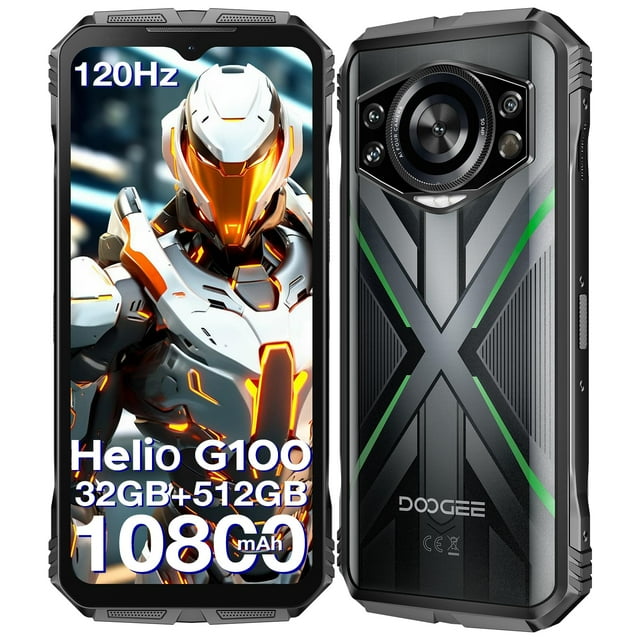 Teléfono robusto DOOGEE S Cyber Pro 32GB+512GB 10800mAh Android 14