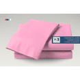 thumbnail image 3 of Sábanas Individuales Lisas We2 Dream 100% Algodón Color Rosa Magnolía 3 Piezas, 3 of 10