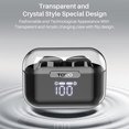 thumbnail image 2 of Auriculares inalámbricos True Wireless TOZO Crystal Buds IPX7 impermeables negros, 2 of 3