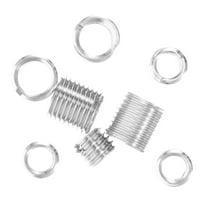 Worgeous  Screw Assortment Kit Small Screws Lag Bolts Number Plate Silver