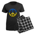thumbnail image 5 of CafePress - Peace For Ukraine Lover I Stand With Ukrai Pajamas - Women's Short Sleeve Print T-Shirt and Pants Dark Cotton Pajama Set, 5 of 7