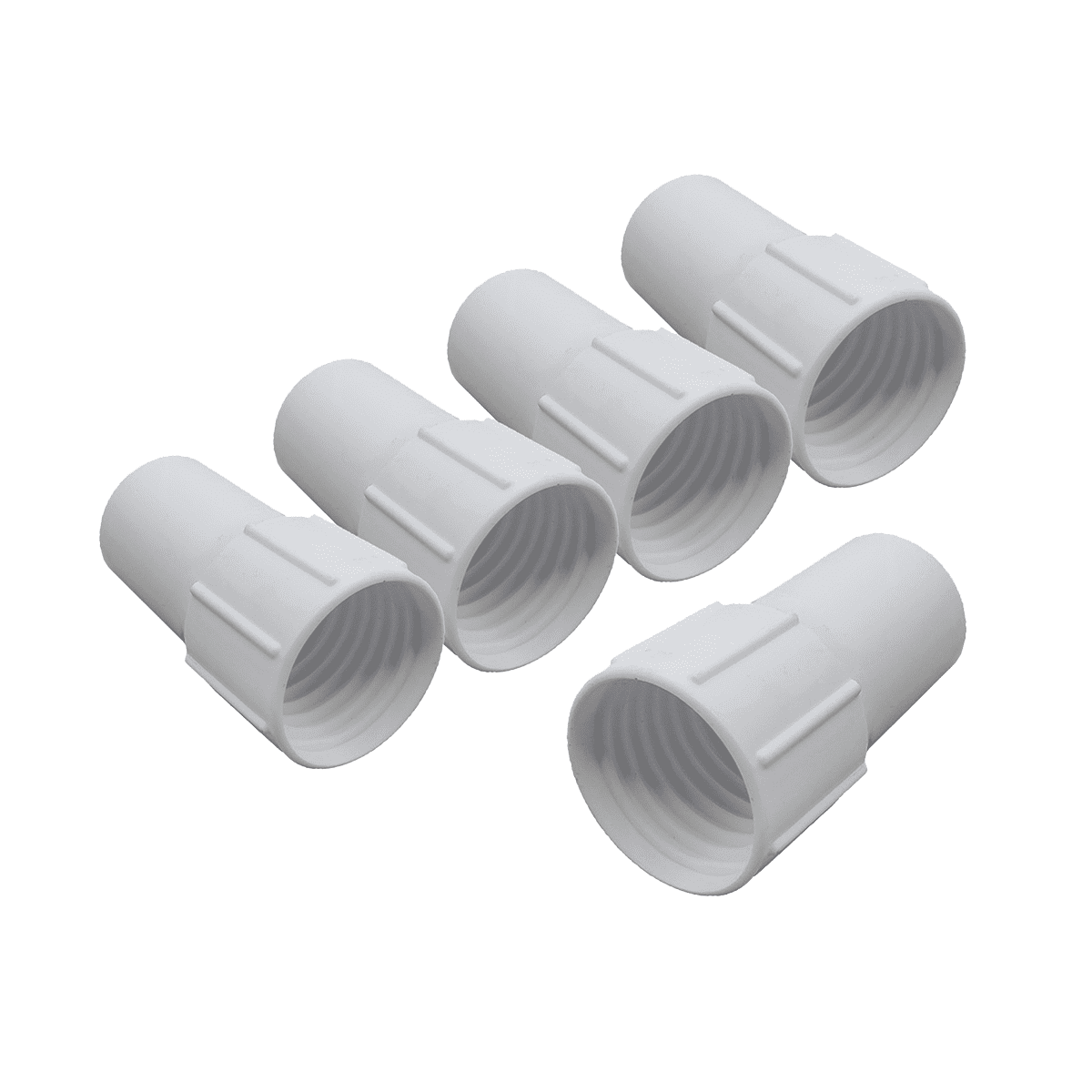 5Pcs Swimming Pool Vacuum Hose Cuff Pool Hose Connector Threaded Inside