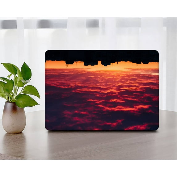 KSK KAISHEK Hard Shell Only for MacBook Pro 15" with Touch ID + Black Keyboard Cover Model: A1990 A1707 (Painting A 0766)