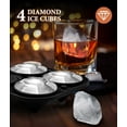 thumbnail image 4 of Ice Cube Trays and Ice Molds, Silicone Ice Cube Molds for Freezer with Lid, Diamond & Sphere Ice Ball Maker & Square Ice Cube Maker for Whiskey, Cocktails and Homemade, Reusable, 4 of 5