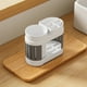 thumbnail image 5 of Porta Cepillos de Dientes de Plástico con Ranura para Vaso, Estante Organizador Ventilado de Drenaje para Lavabo del Baño, Blanco o Amarillo, 15x12.3x7.3cm, 1 Pieza, 5 of 6