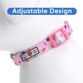 thumbnail image 4 of Pawtitas Christmas Dog Collar Cute Puppy Collar Extra Small Pink Christmas Cookies, 4 of 8