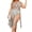 Gray, variant on Beach Cover Up Fringe Dress Crochet Tassel Sleeveless Long Patchwork Outdoor One Size