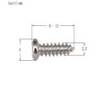 thumbnail image 3 of 50 Pcs Piquets de Réglage de Guitare Électrique Acoustique Tuners Vis de Tête de Machine, 3 of 6
