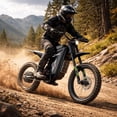 thumbnail image 4 of Freego Electric Motorcycle Bike for Adults, X3 Electric Dirt Bike 8000W(Peak) Motor 72V/40Ah Removable Battery, 56MPH Off Road Electric Mountain Bike, 19x2.7 Tires Full Suspension Hydraulic Brake, 4 of 8