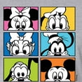 thumbnail image 3 of Mickey & Friends - Mickey Friends Grid - Juniors Cropped Cotton Blend T-Shirt, 3 of 5