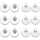 thumbnail image 1 of 6 pares de almohadillas transparentes de poliuretano para dedos separados, antidesgaste, para talón y pies. Almohadillas de silicona para sandalias, para uso masculino y femenino. Transparentes., 1 of 7