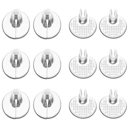 

Askfic toe gel pads 6 Pairs Silicone Toe Protectors for Thong Sandals & Slippers 1.54 X1.3 X0.79