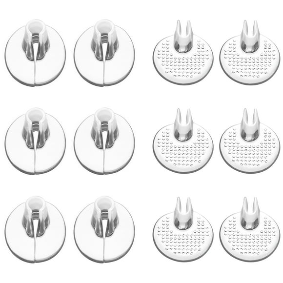6 pares de pegatinas transparentes de PU para dedos del pie, antidesgaste, almohadillas de silicona para el talón, para mujeres y hombres.