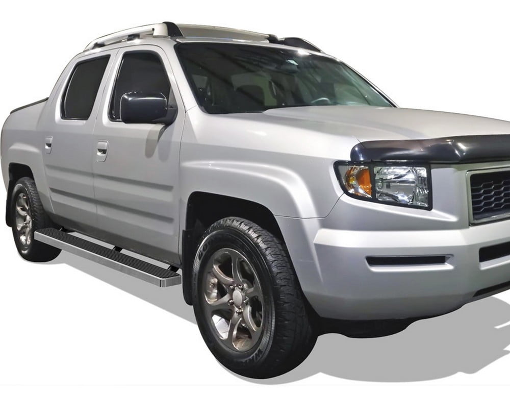 APS Running Boards 5 inches Compatible with Honda Ridgeline 2006-2014 Crew Cab 304 Stainless Steel (Nerf Bars Side Steps Side Bars)