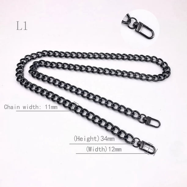 Multicolor Bag Chain Accessories Gold Women's Shoulder Bag Chain Metal Bag Chain Strap Crossbody Bag Parts Belt Chain for bags