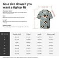thumbnail image 3 of PAYOHTO Funny Beagle Active Dog Mens Hawaiian Casual Short-sleeved Shirt Tropical Summer Beach Button Down Shirts, 3 of 7