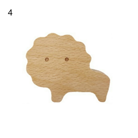 

WindC Wall-Mounted Hat Hook Punch-Free Wooden Compact Visual Self-Adhesive Hooks for Home