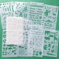 thumbnail image 3 of Plantilla de pintura contabilidad DIY hecha a mano hueco pancarta libro tema dibujo encaje regla, 3 of 6