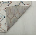thumbnail image 4 of Mason Brooks Ryder KN40A Festive Brilliance Moroccan Tribal White Area Rug, 2'6" x 8', 4 of 9