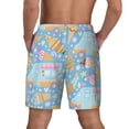 thumbnail image 3 of Kdxio Icecream Truck Print Men'S Swim Trunks With Compression Liner 7 Inch Inseam Quick Dry Swim Shorts, 3 of 7