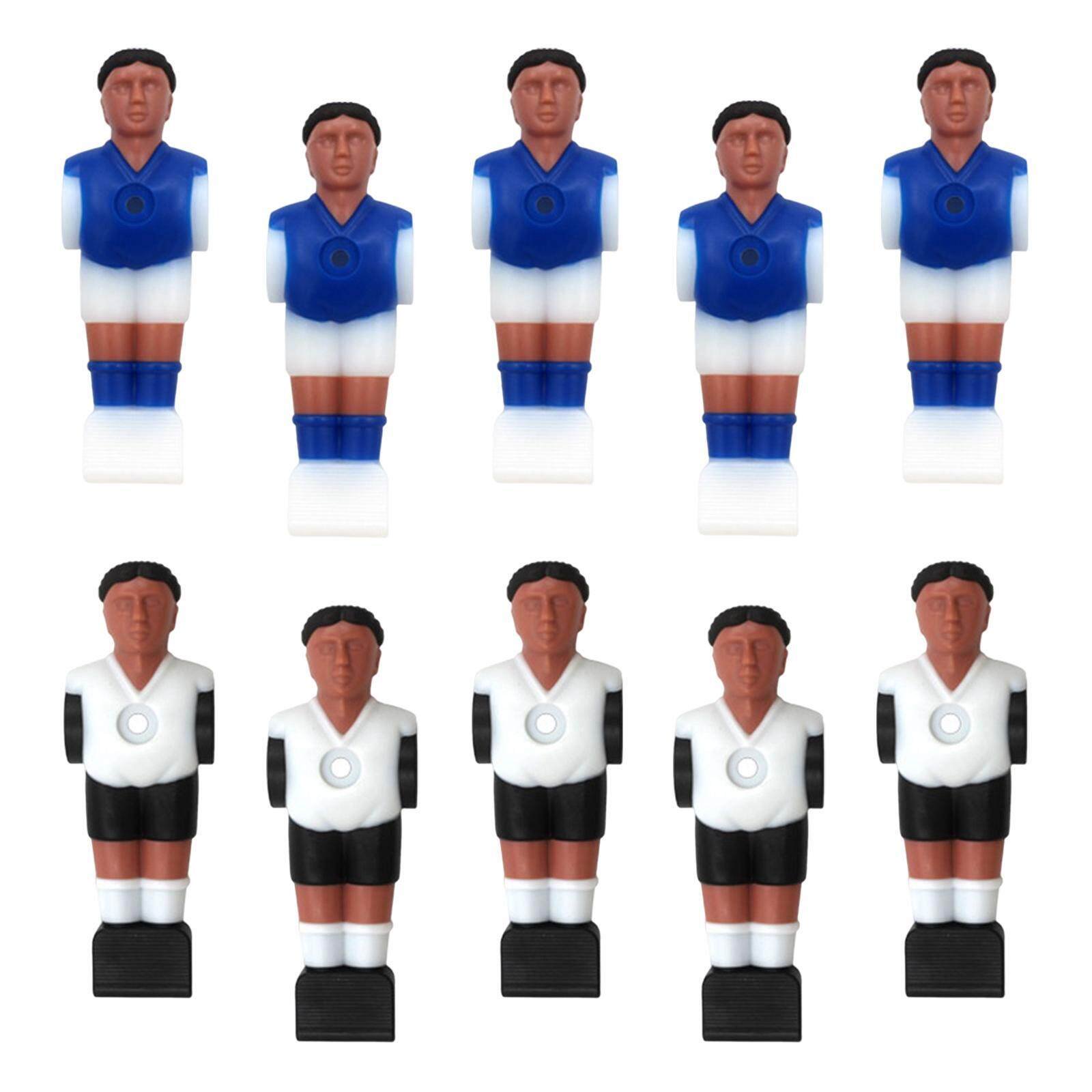 Lot de 10 petites figurines de foot de rechange pour joueur de football dur facile à utiliser
