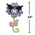 thumbnail image 2 of Hello Kitty And Friends 14-inch Kuromi Purple Plush Valentine Flower with a Bendable Stem, 2 of 8