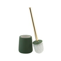 ELLE Paris Lisse Wide Bowl Ceramic Toilet Brush in Emerald