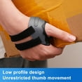 thumbnail image 5 of Velpeau CMC Joint Thumb Arthritis Support Brace - Soft & Hard Plastic Compose - with Thumb Compression Sleeve, Stabilizes Thumb CMC Joint Without Limiting Hand Function (Black, Right - Large), 5 of 9