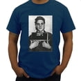 thumbnail image 1 of Camiseta negra auténtica para hombre Camiseta de algodón de marca foto de la captura de la taza de Presley foto de la cárcel envío directo, 1 of 7