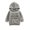 Gray, variant on Toddler Girls Hooded Dress Letter Print Pullover Dress Long Sleeve Hoodie Sweatshirt Outwear Top