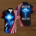 thumbnail image 2 of Camisas hawaianas Aloha con diseño de Jesús y león para hombre y mujer, camisas playeras frescas de manga corta con solapa, camisas florales, blusas casuales cruzadas de calle, 2 of 5